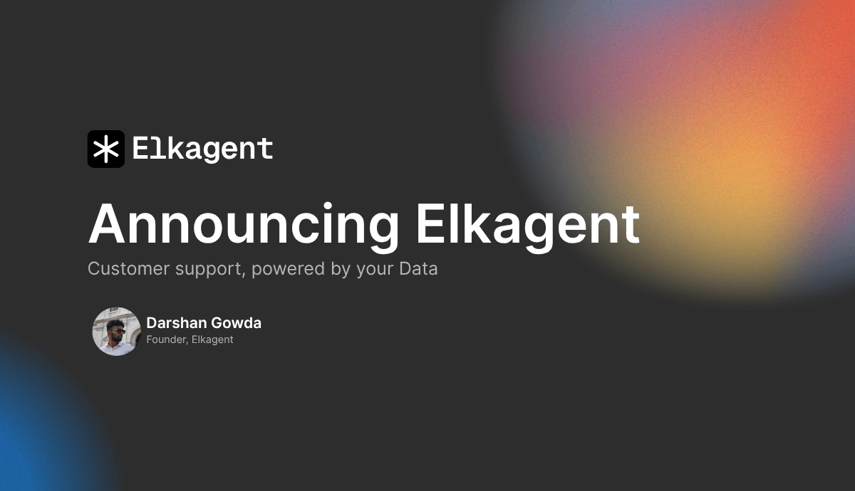 Announcing Elkagent – An AI Agent for Customer Support